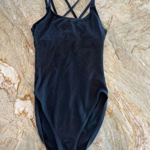 Black Capezio Strappy Leotard